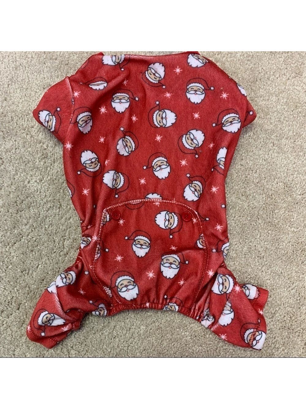 Bailey & Bella small breed dog red Santa Claus pyjamas size medium